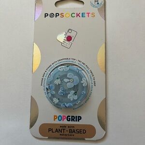 PopSockets Plant Based Blue Floral PopGrip